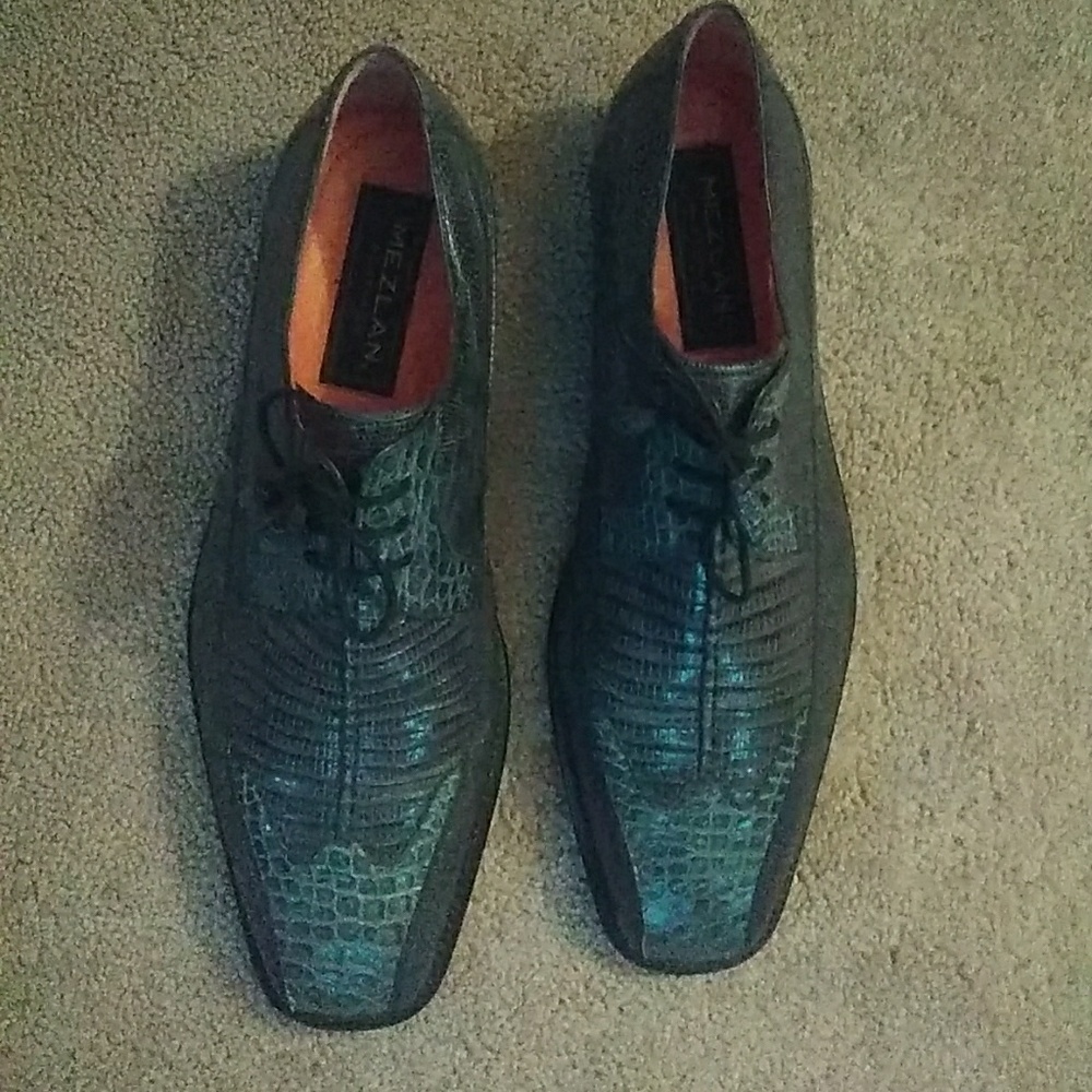 Mezlan Plantinum Ginuwine Lizard